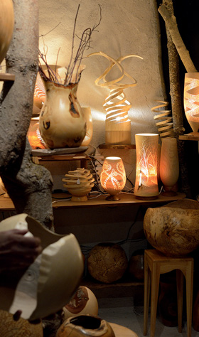 Tourneur sur bois - Atelier de Maméa - Dominique Rochet - Artisan d'art - Haute-Loire - Département de la Haute-Loire - Haute-Loire tourisme - Auvergne-Rhône-Alpes - Artisanat - Myhauteloire