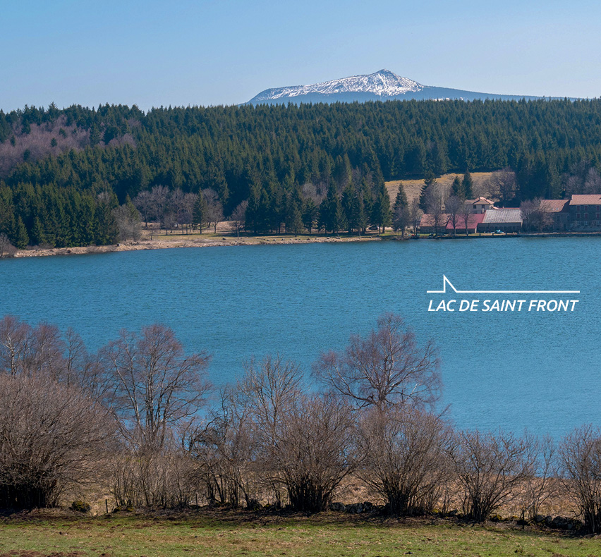 Baignade - Cascade - Plage - rivière -  Lac de Saint Front - Haute-Loire -  tourisme vert - Département de la Haute-Loire - Haute-Loire tourisme - Auvergne-Rhône-Alpes - Myhauteloire